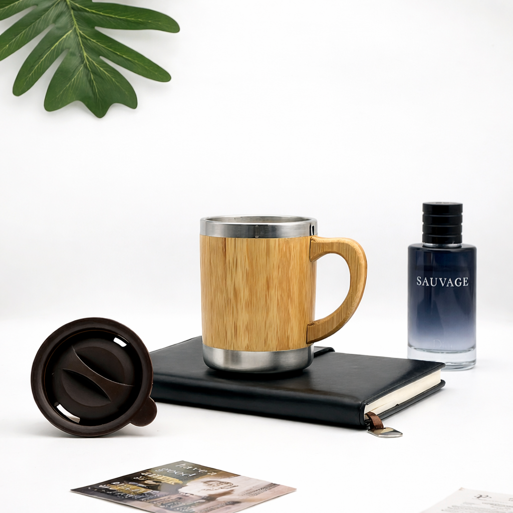 Bamboo-Wrapped Mug