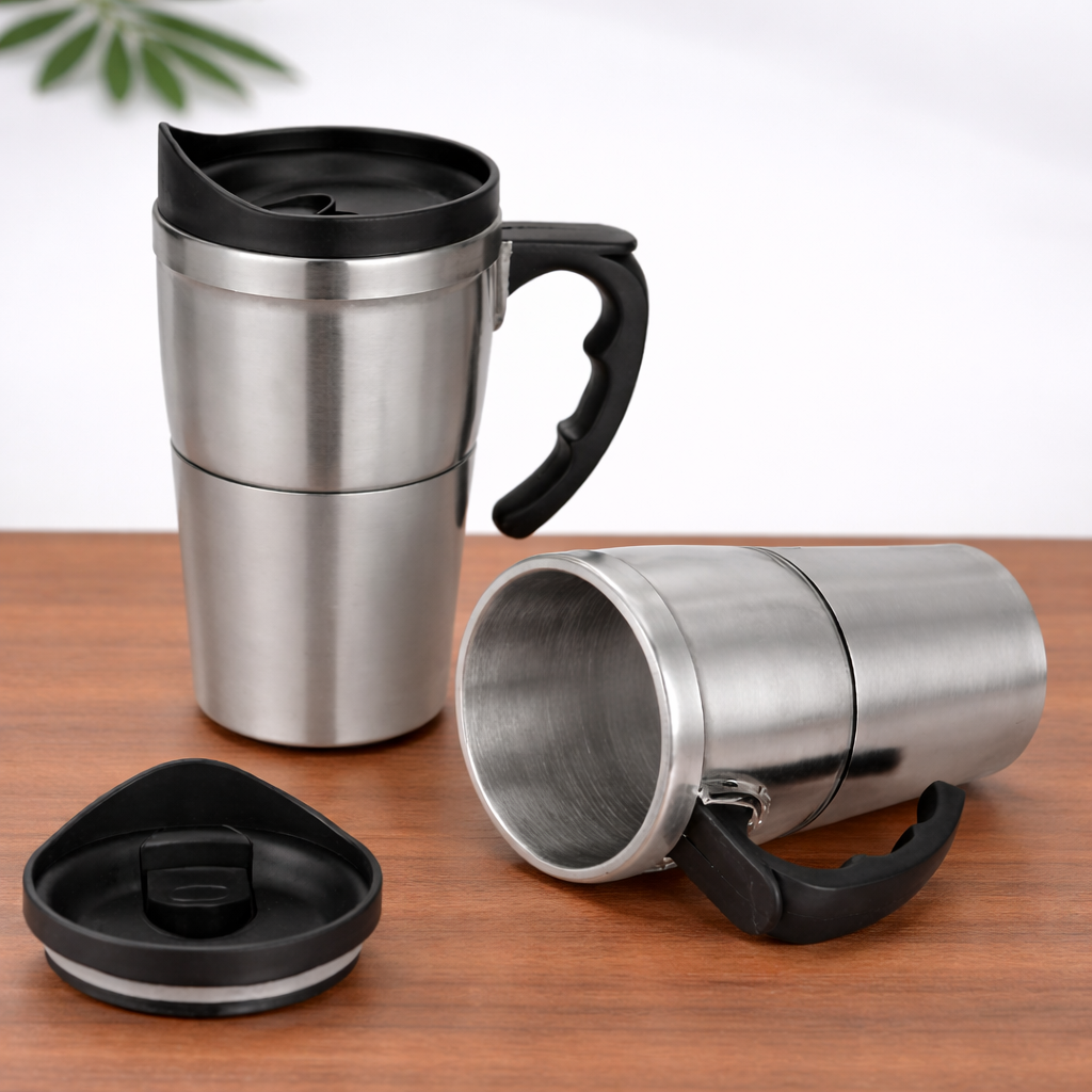 Brushed Steel Mug