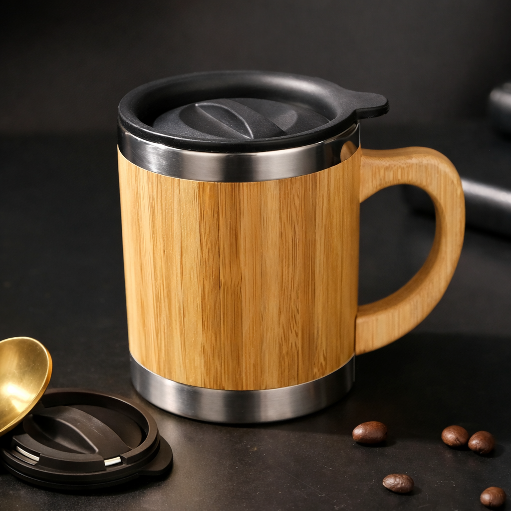 Full Bamboo Coffee Mug