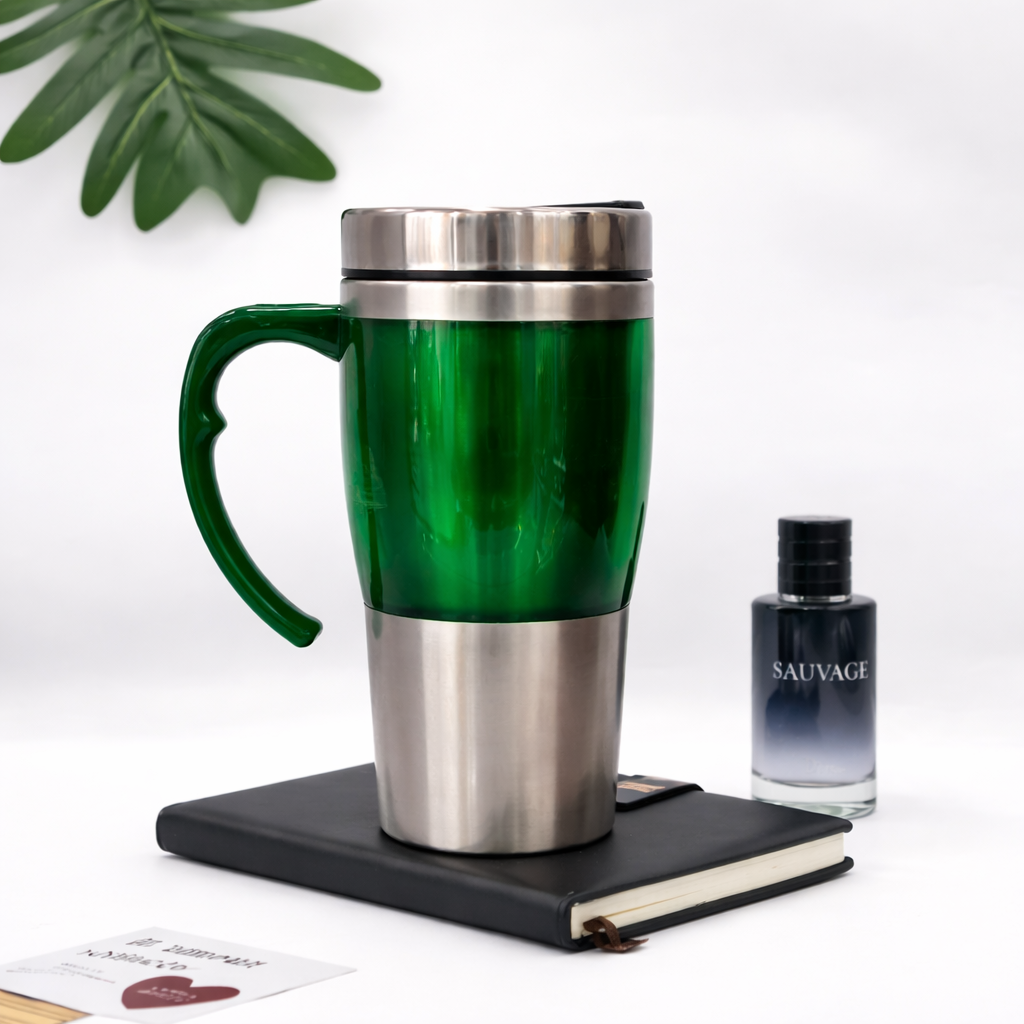 Green Accent Mug