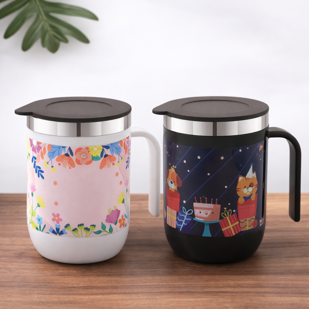 Patterned Art Mugs