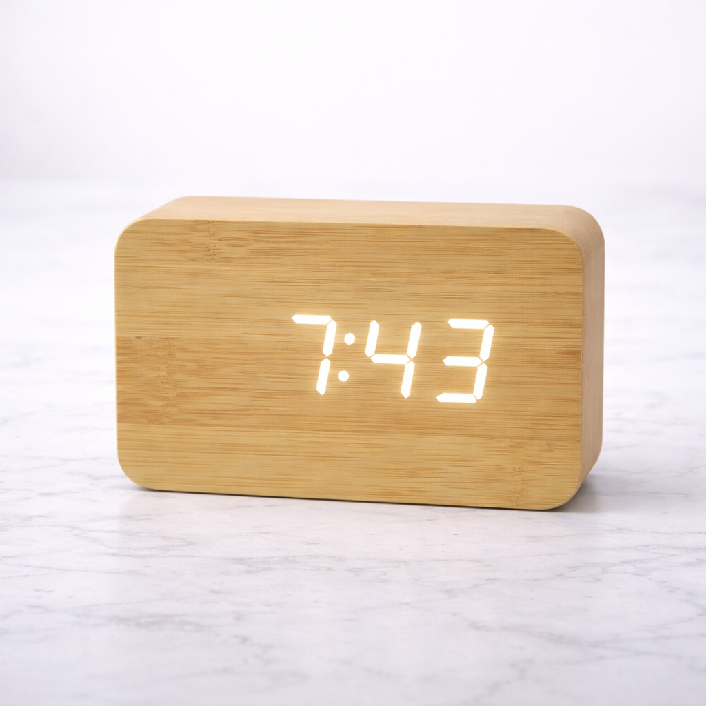 Wooden Digital Clock